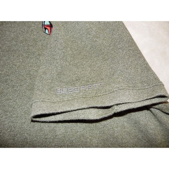 Disney Parks Star Wars Boba Fett Polo Shirt XXXL Green Authentic - Picture 4 of 12